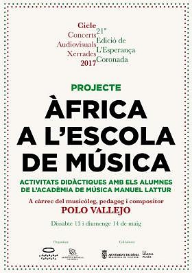 Foto África en el aula de música. Polo Vallejo
